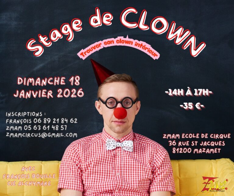 Lire la suite à propos de l’article Stage Clown avec François