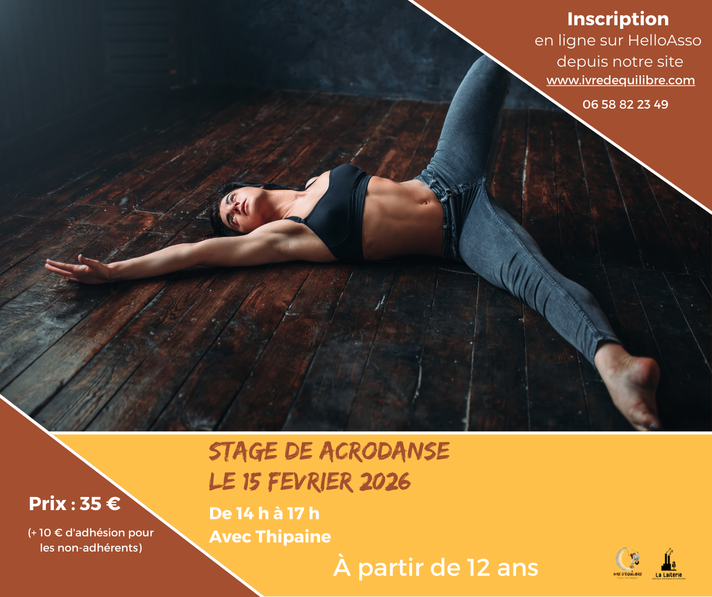 Lire la suite à propos de l’article Stage Acrodanse avec Typhaine Rochais