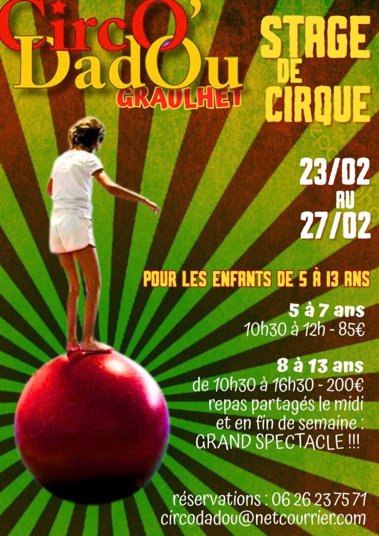 Stage de cirque enfants et ados